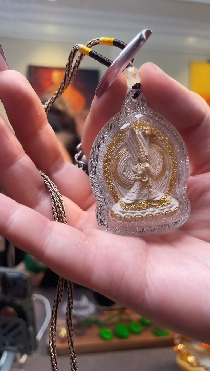 琉璃/树脂/塑料类大白伞吊坠