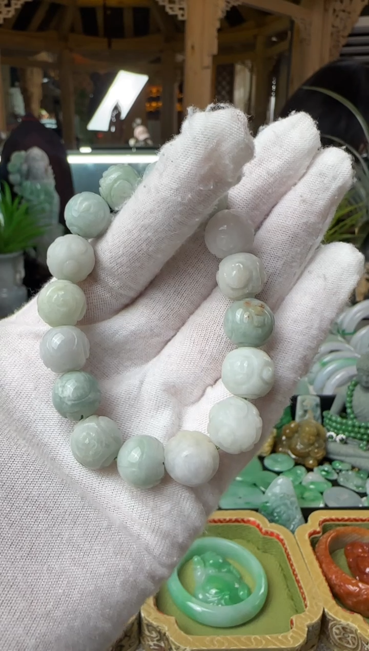 【闪购商品】翡翠手链未镶嵌手串