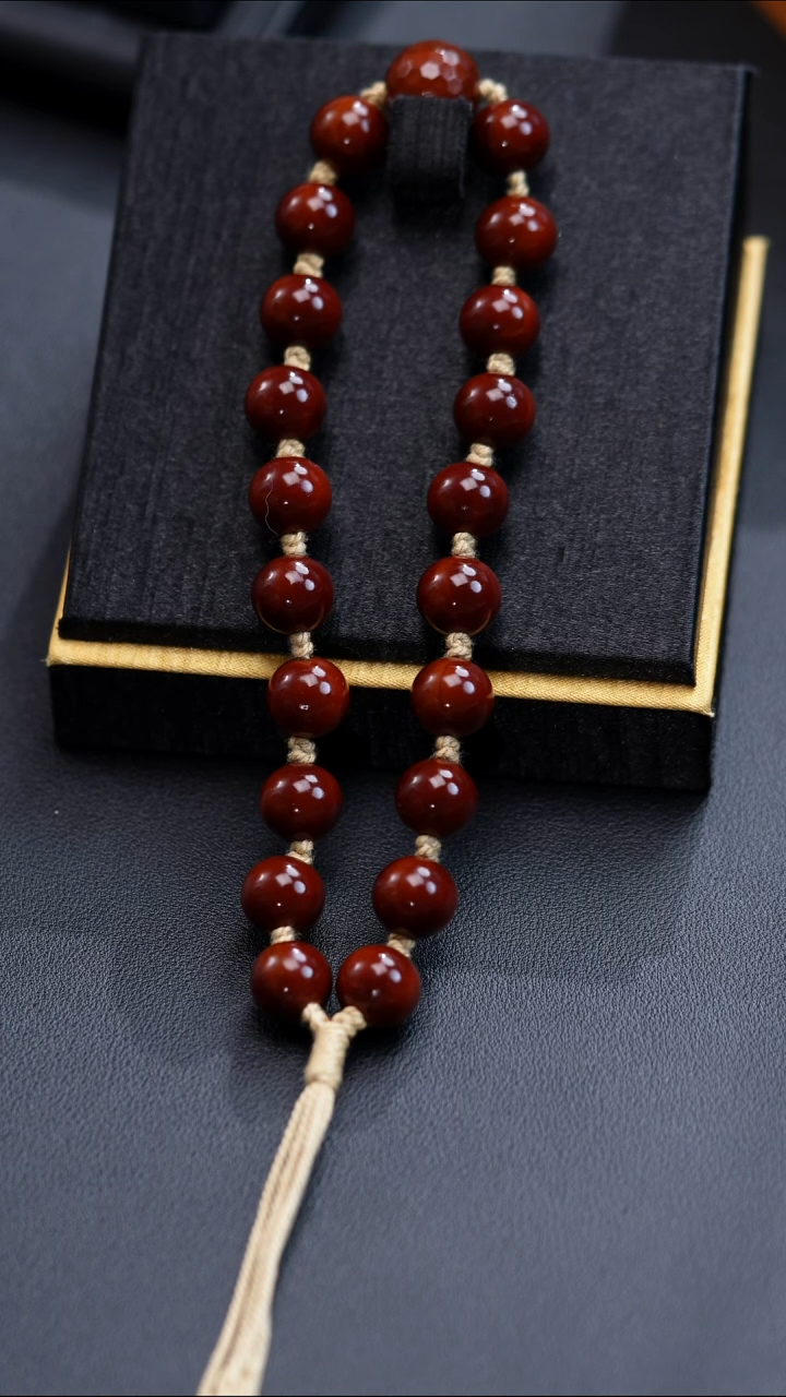 手串橄榄核正圆光珠12  同轴差点