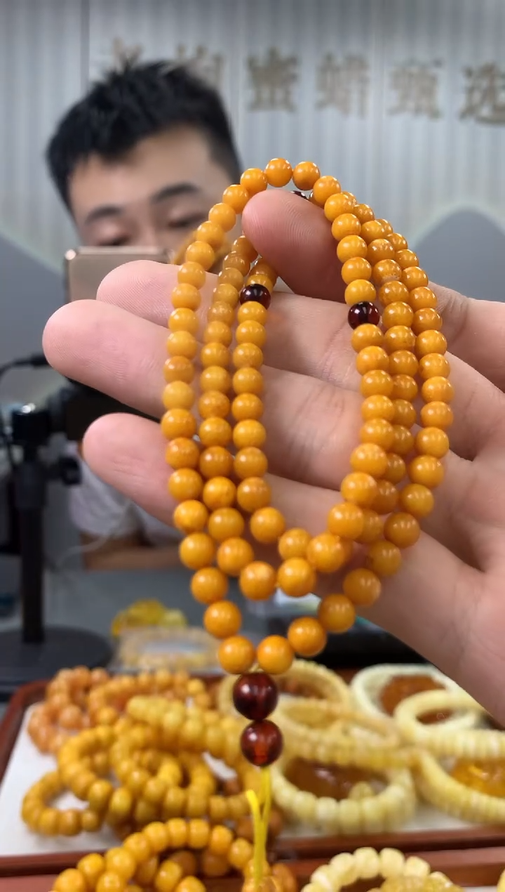 【闪购商品】琥珀裸石未镶嵌链子