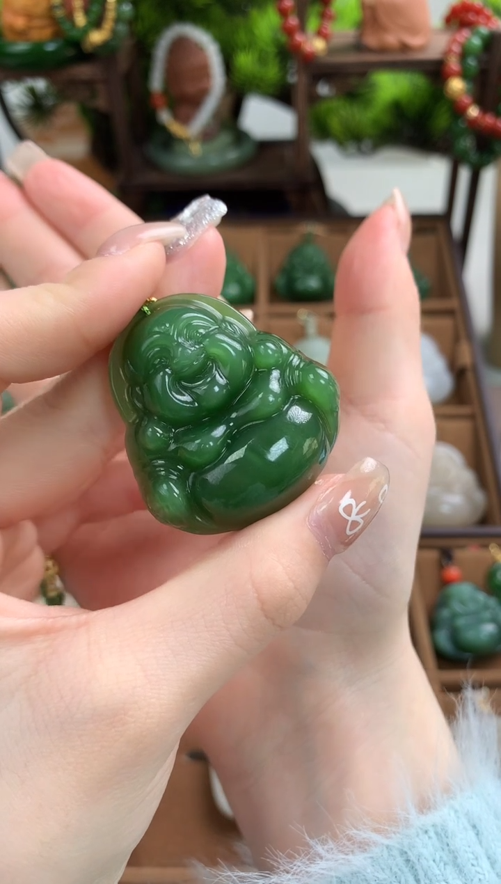 【闪购商品】和田玉颈饰未镶嵌吊坠40mm