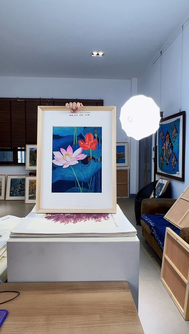 【闪购商品】版画耿玉琨限量作品亲签盖章版画S