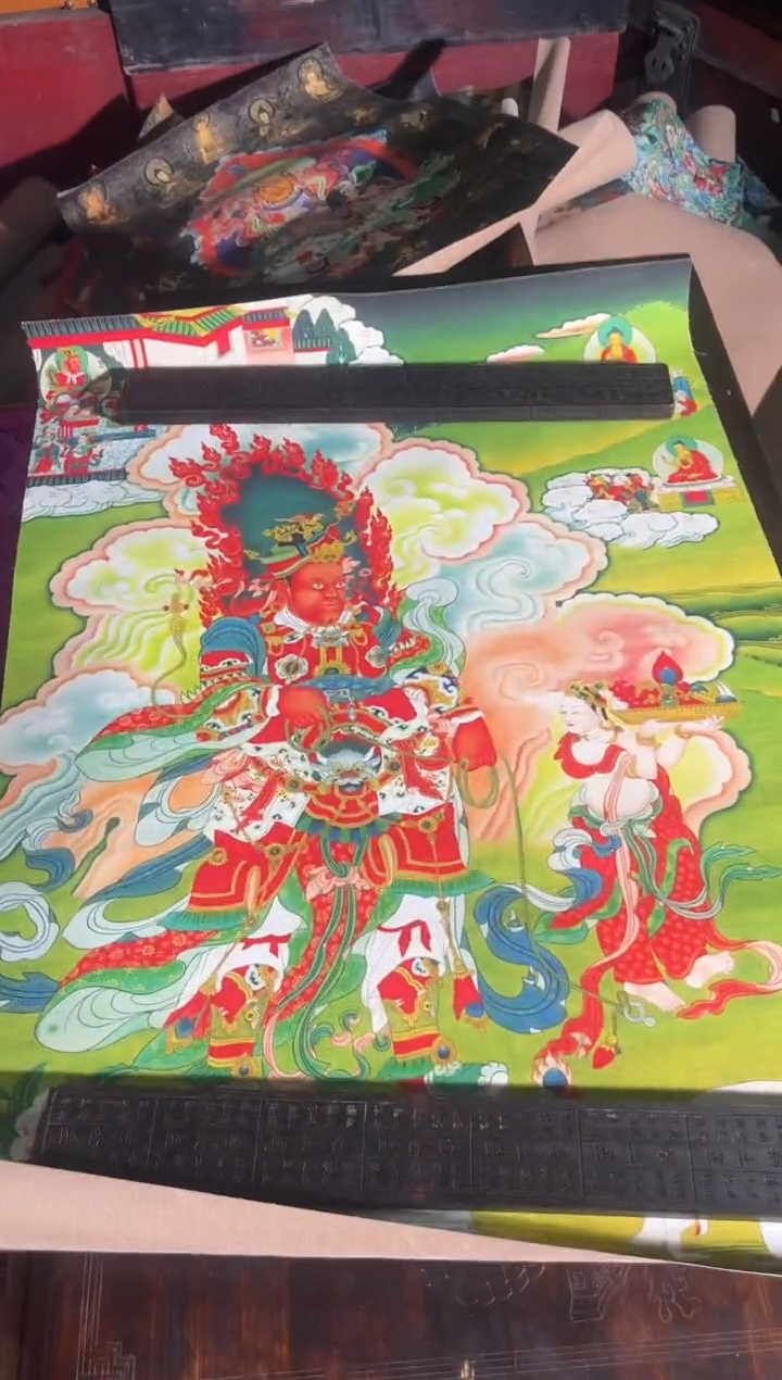 卷轴画旭子唐卡tk160