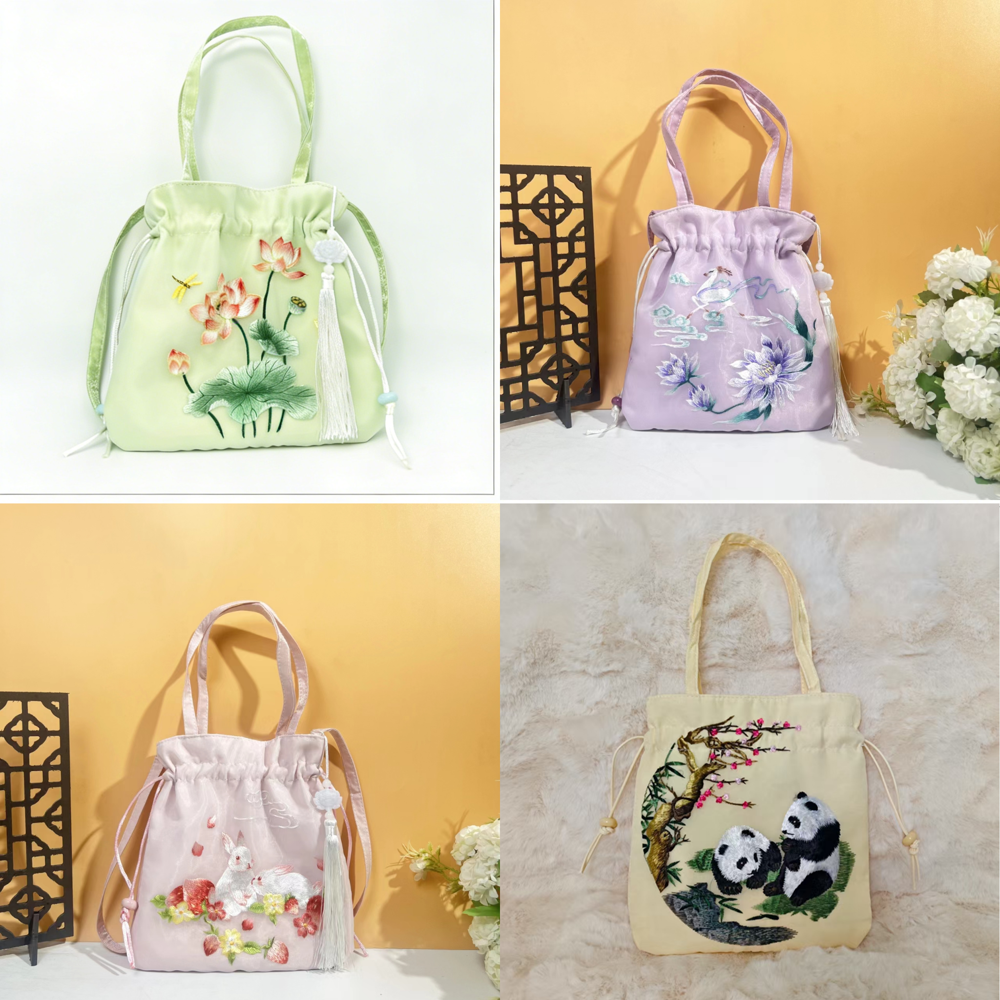 集合小包苏绣非遗刺绣零钱钥匙化妆品杂物古装马面裙包