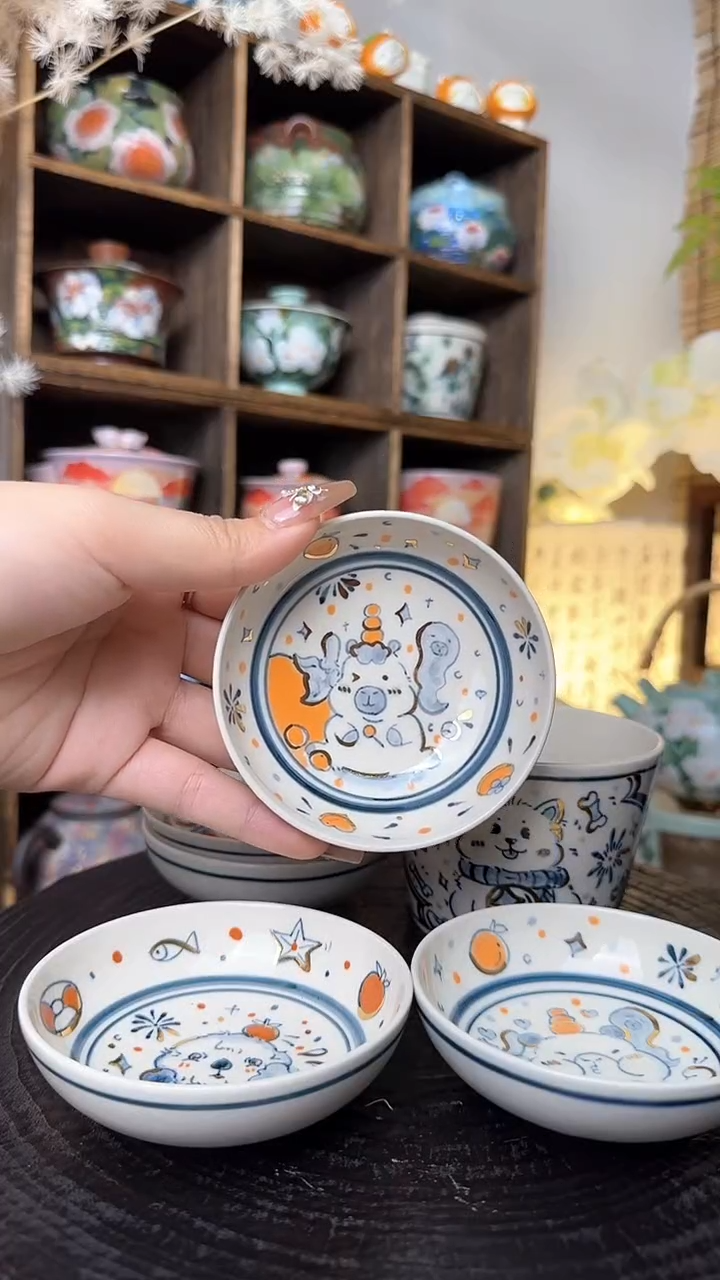 【闪购商品】柯老师卡皮巴拉海獭普洱杯
