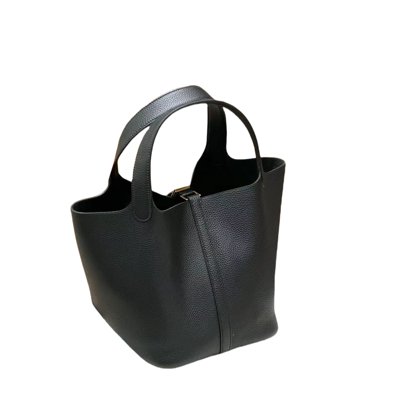 【菜篮子】TC头层牛皮轻奢休闲慵懒百搭水桶包手拎真皮女包0419