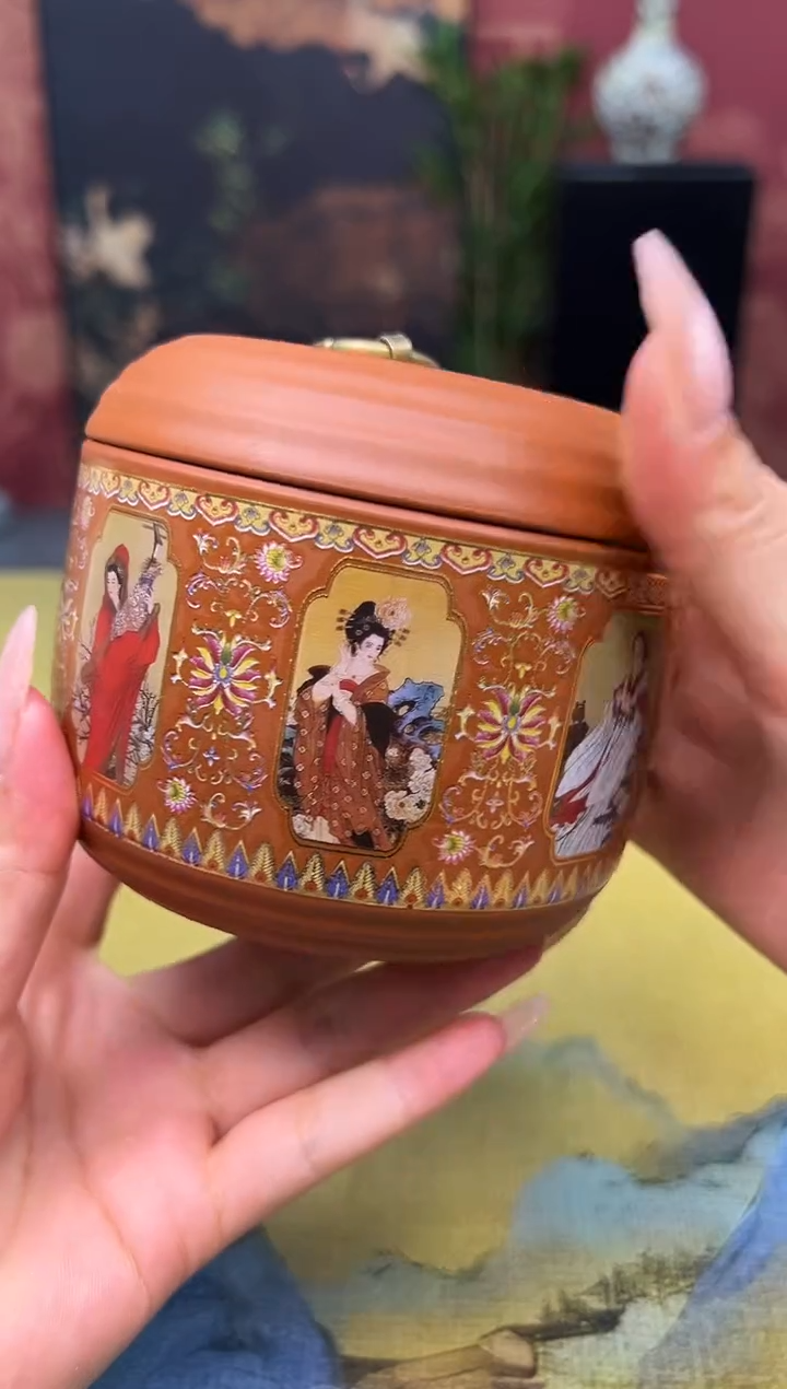 1四大美人茶叶罐            