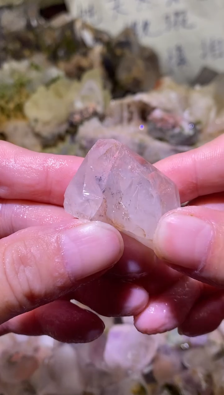 未镶嵌珠宝半成品水晶29号25g四川美姑超七花园水晶