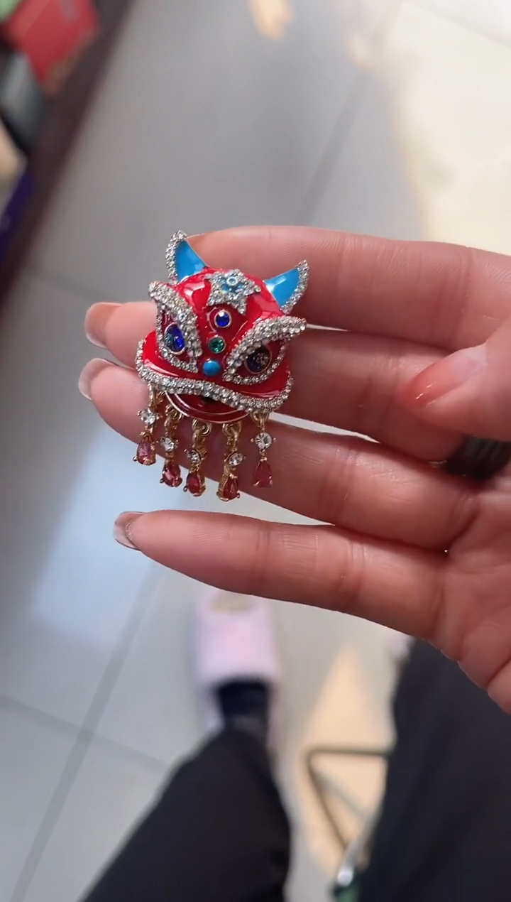 【闪购商品】382号珐琅景泰蓝胸针
