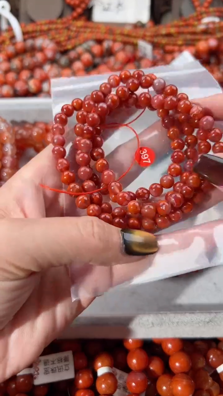 【闪购商品】南红玛瑙手串未镶嵌6+