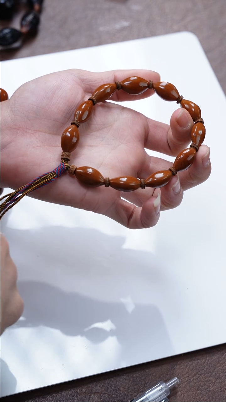 手串/手链橄榄核小尺寸两花13+