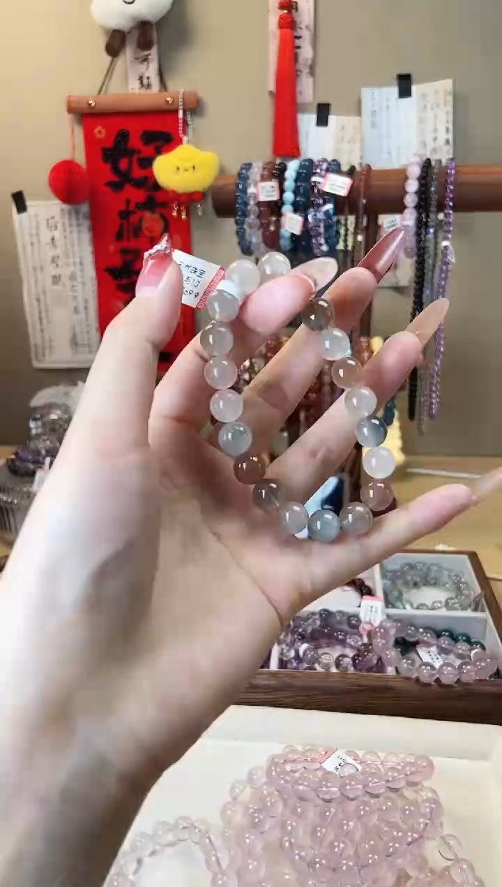 【闪购商品】水晶手链未镶嵌10m彩兔毛