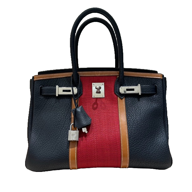 95新 Hermes/爱马仕 HZ爱马仕bk35马鬃毛编织销量款O手提