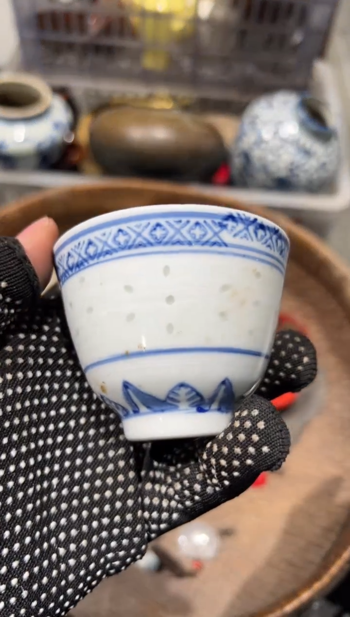 熊*公秒拍秒付瓷铜摆件