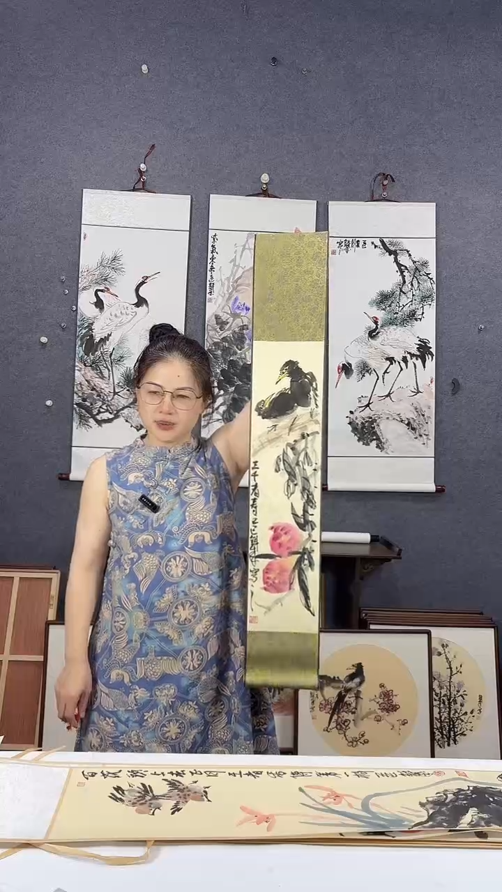 国画90*15吴铁成作品