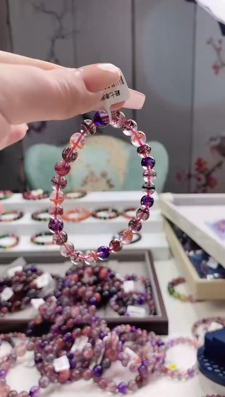 【闪购商品】水晶超七单圈7*未镶嵌多人多样性发其一