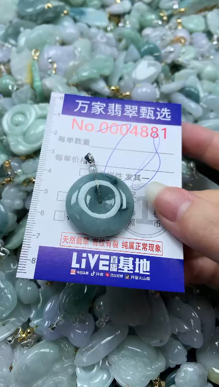 吊坠(不含链)未镶嵌翡翠4881