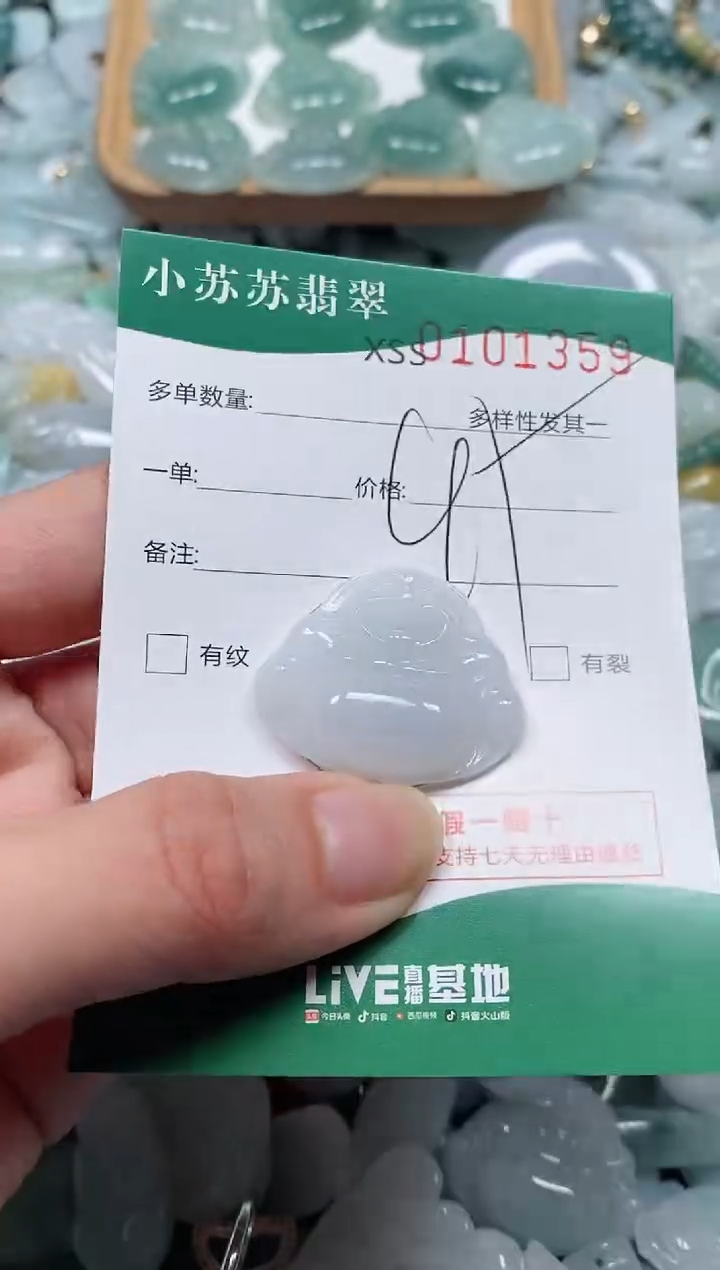 【闪购商品】翡翠颈饰未镶嵌闪购商品0101359