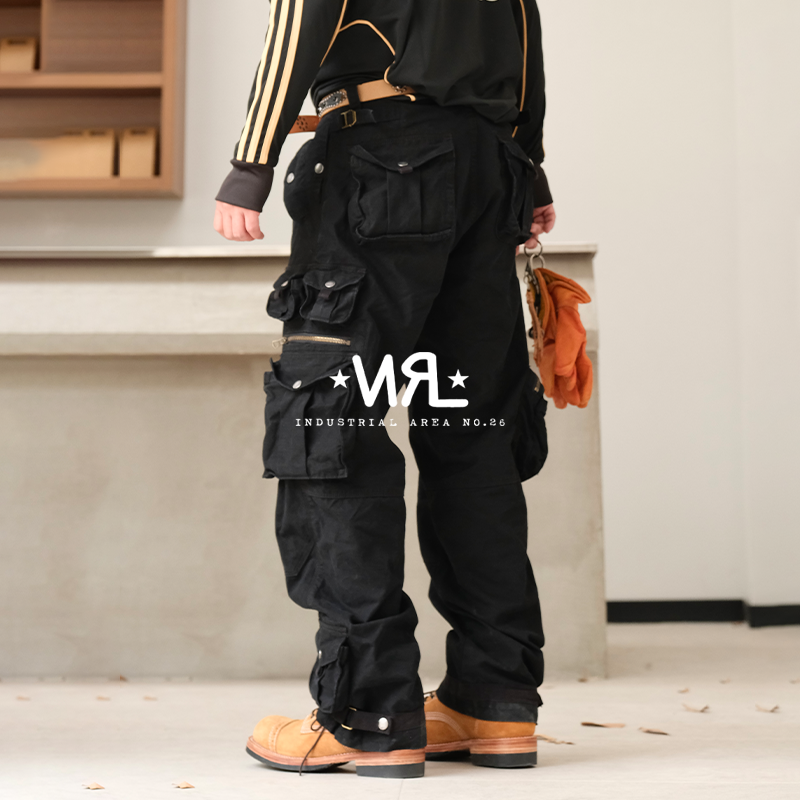 【指挥官】NEIGBORL钊叔制美式潮流330g多口袋水洗百搭休闲工装裤