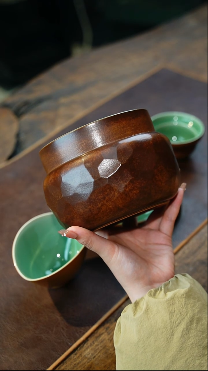 【闪购商品】瓷片王玮 锤纹系列 建水