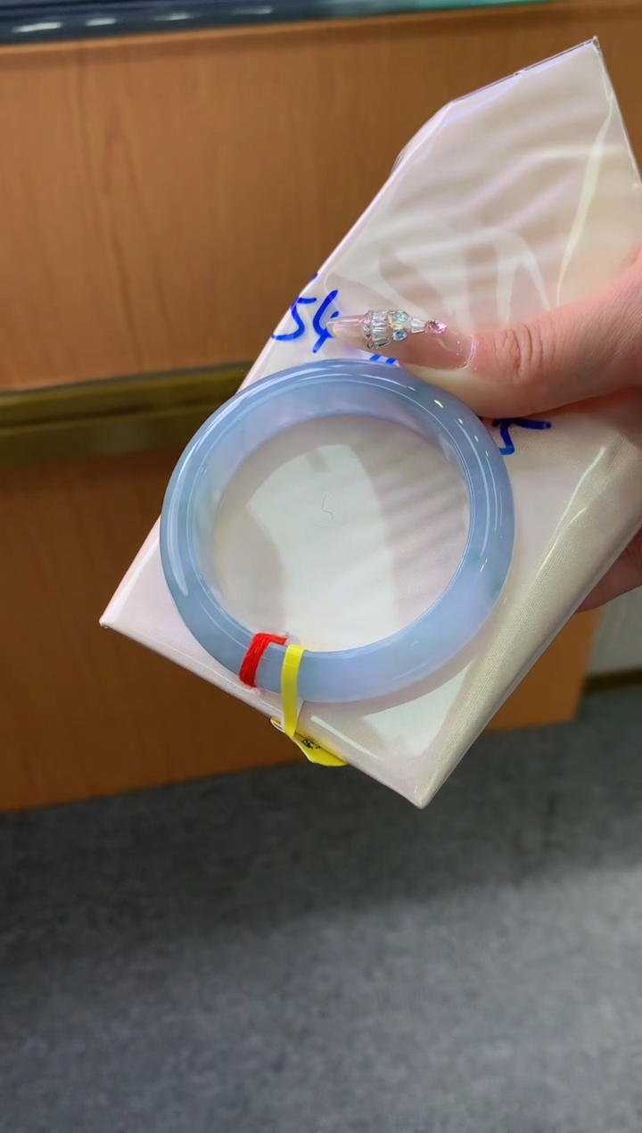 未镶嵌手镯翡翠-F87-正圈54