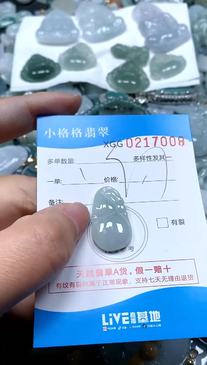 【闪购商品】翡翠颈饰未镶嵌闪购商品0217008