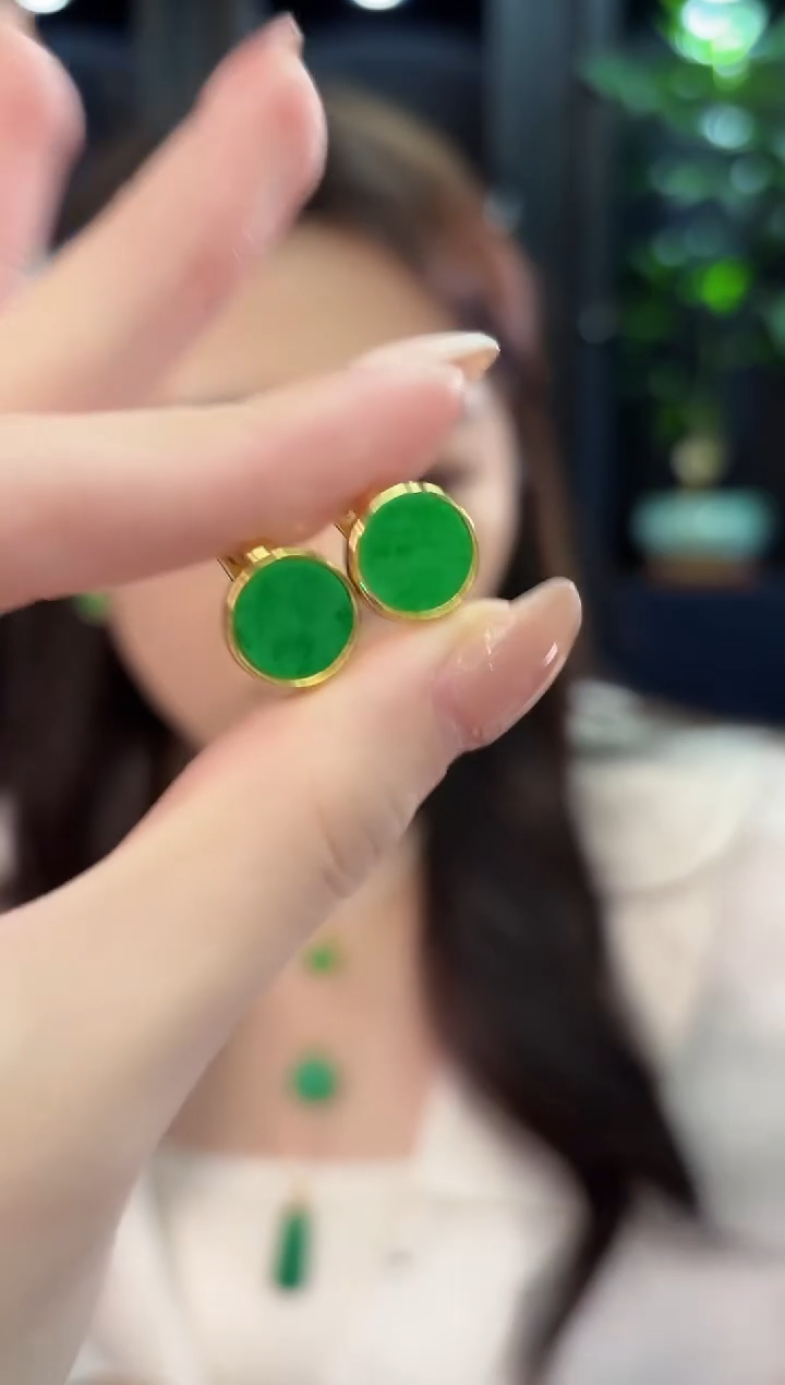 未镶嵌翡翠耳饰缅甸A货/多样性发货/一件