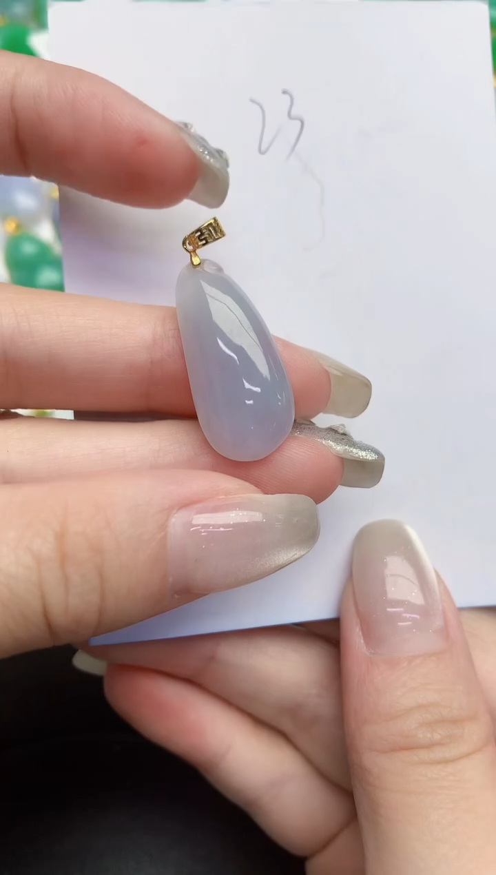 翡翠未镶嵌颈饰缅甸天然翡翠A货