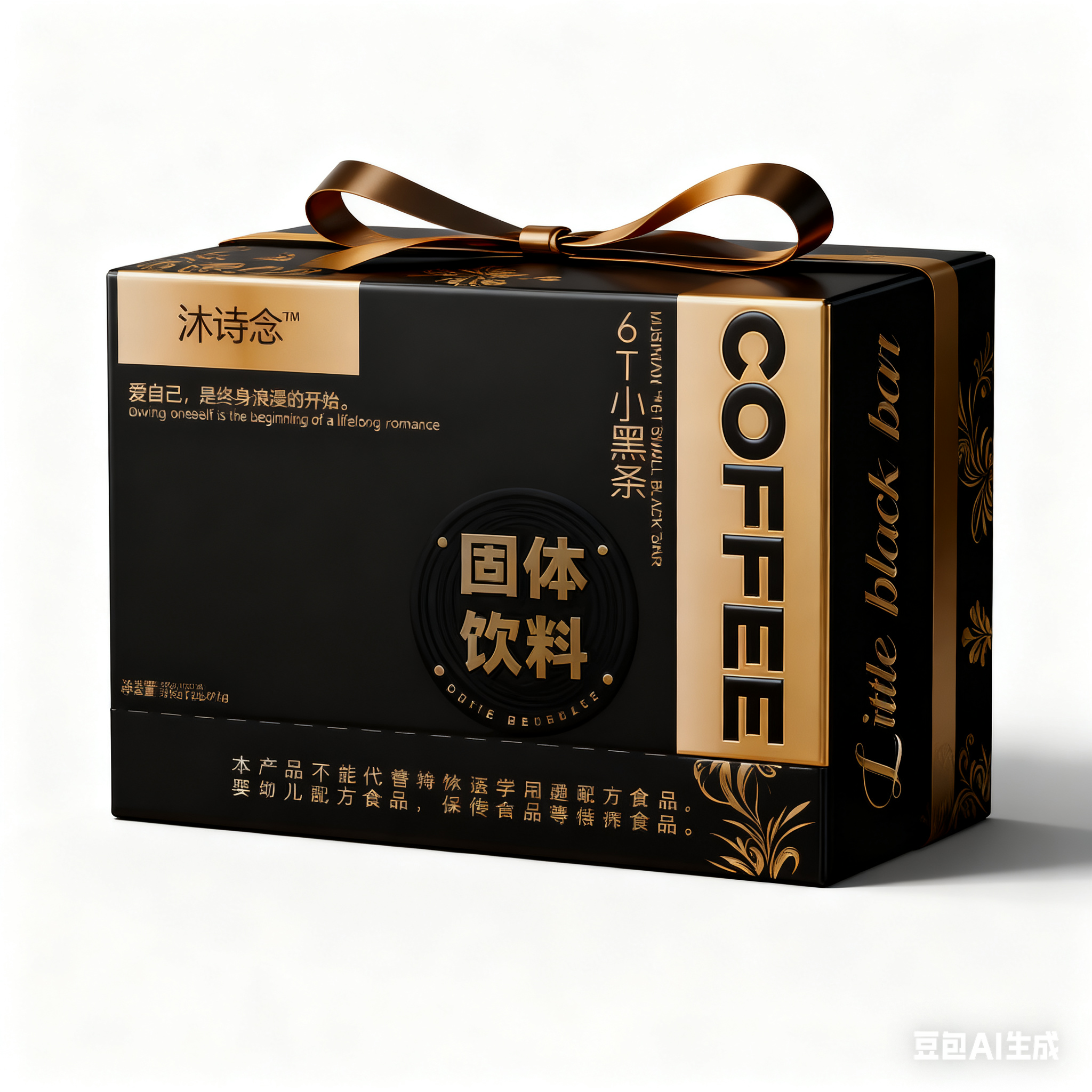 张帆严选黑金系列小黑条固体创意礼盒小黑条真假辨别6T咖啡