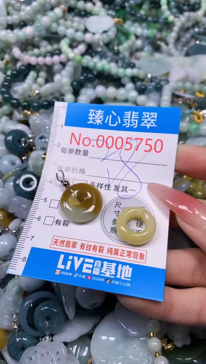【闪购商品】翡翠颈饰未镶嵌含绳0005750