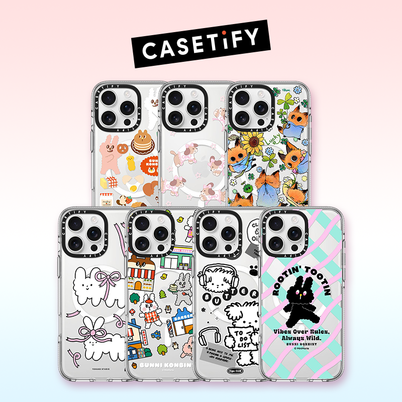 CASETiFY 夏日清爽透明壳 手机壳合集 适用iPhone16/15 Pro新