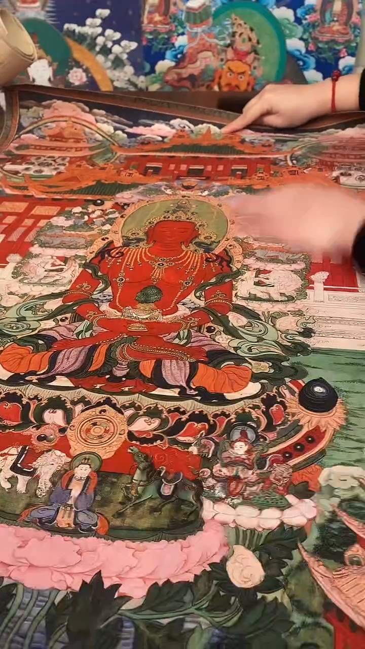 装裱画精美唐卡tk16098