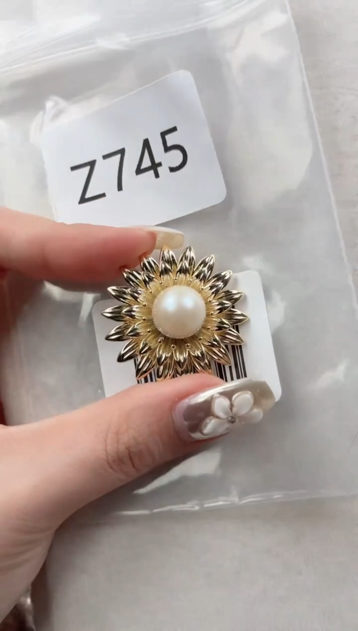 未镶嵌胸针海水珍珠Z745