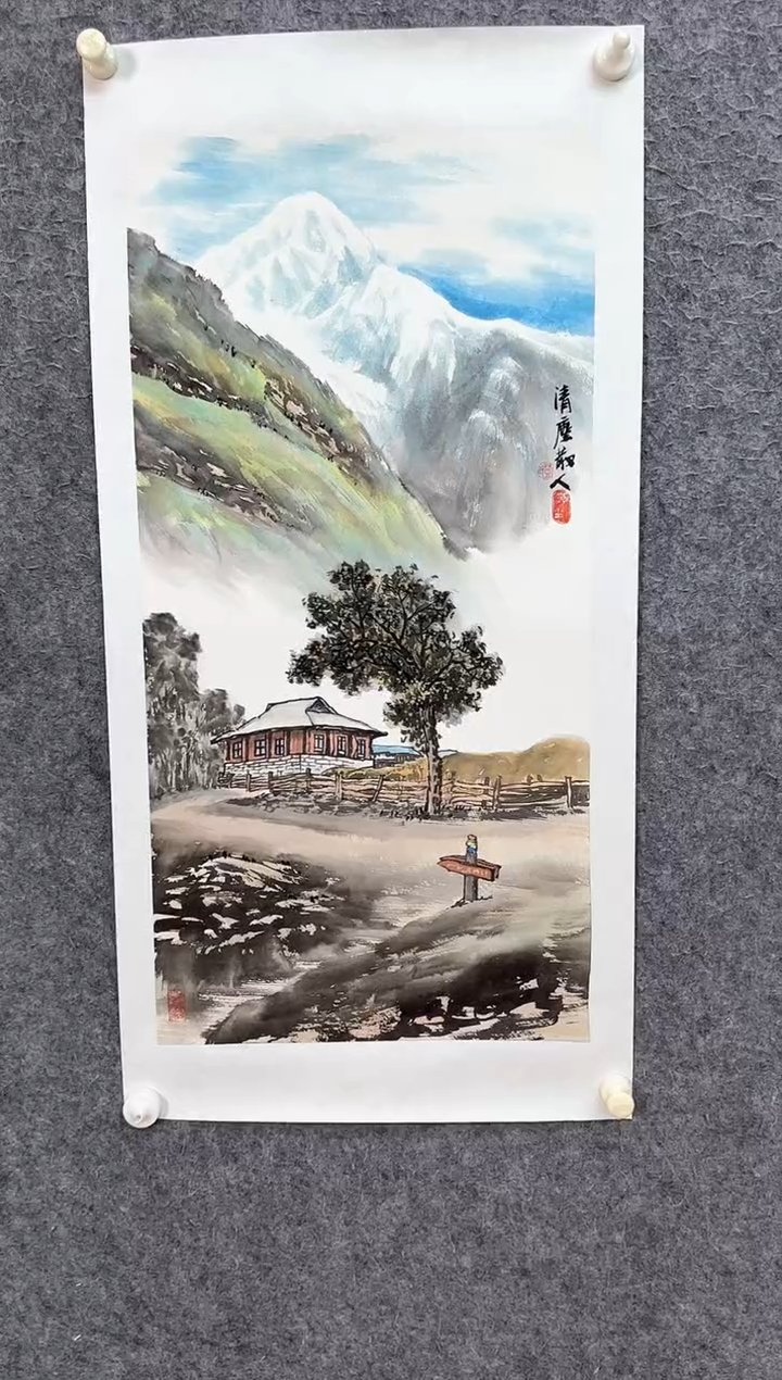 国画ST-DSZ山水绘画作品