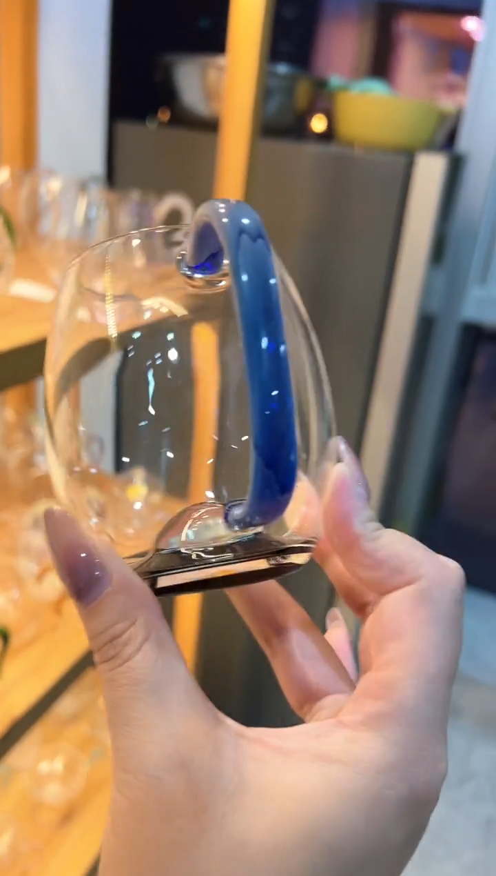 禾墨 清辰莲心蓝色把手