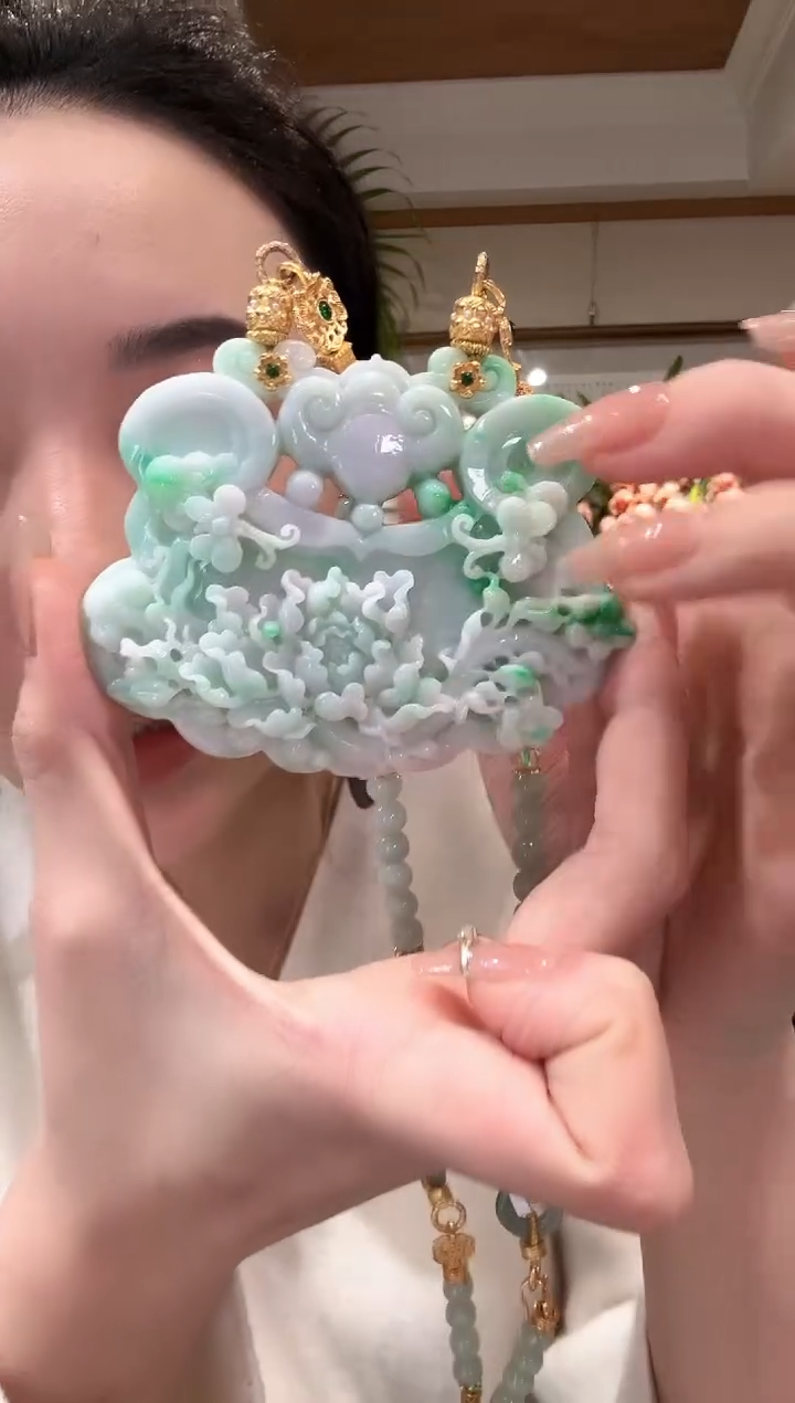 【闪购商品】翡翠颈饰未镶嵌国风