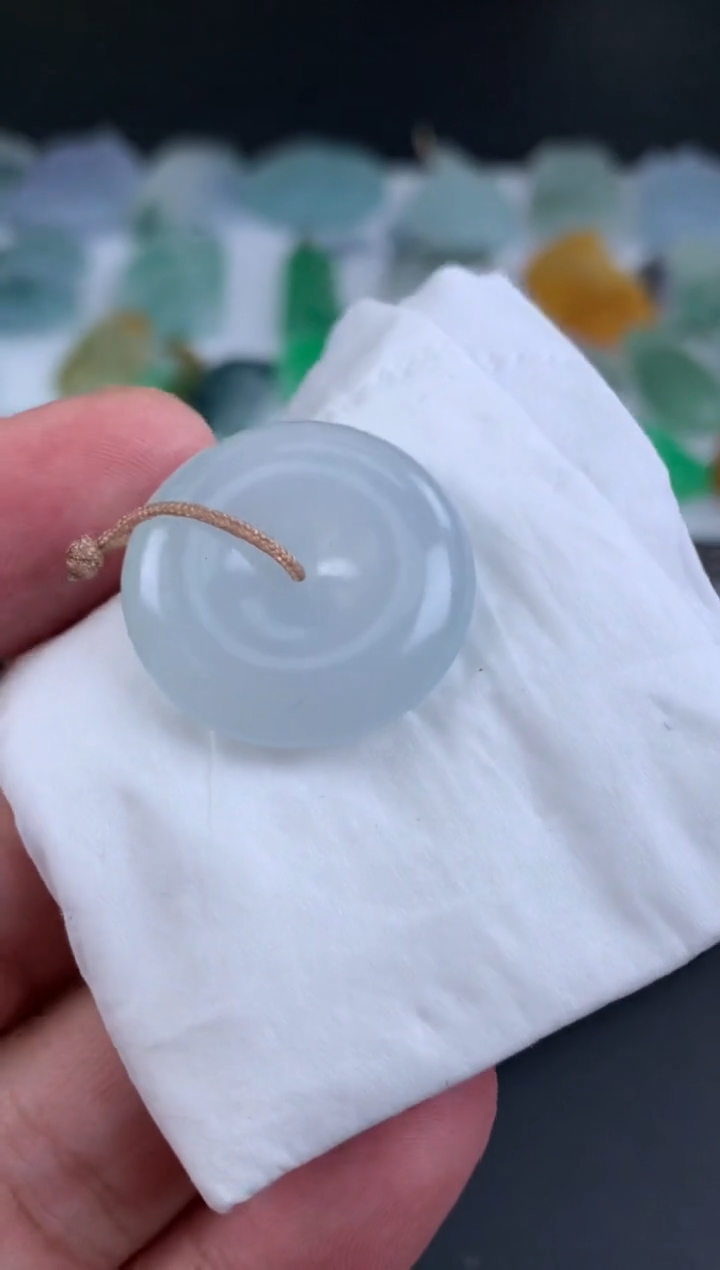 【闪购商品】定制翡翠未镶嵌平安扣