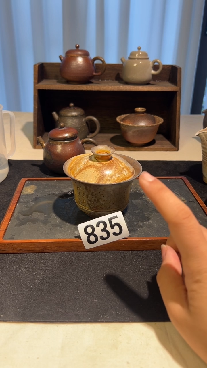 景德镇柴烧裸烧全手工A835
