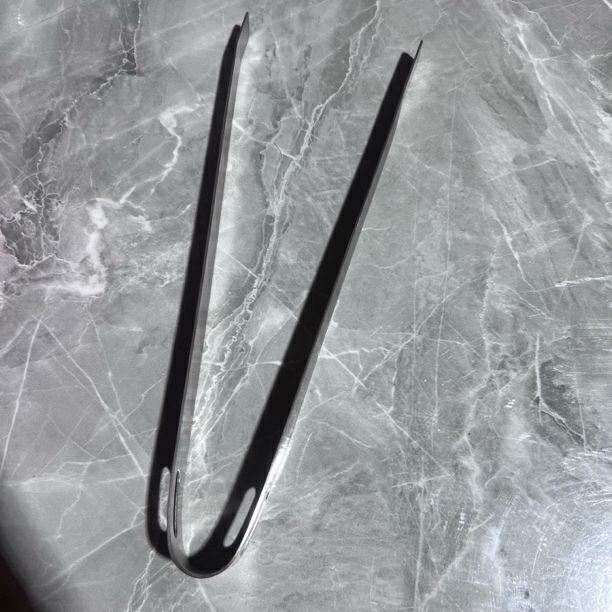 Sillies不锈钢牛排烤肉食物夹一支（臂长约26cm）