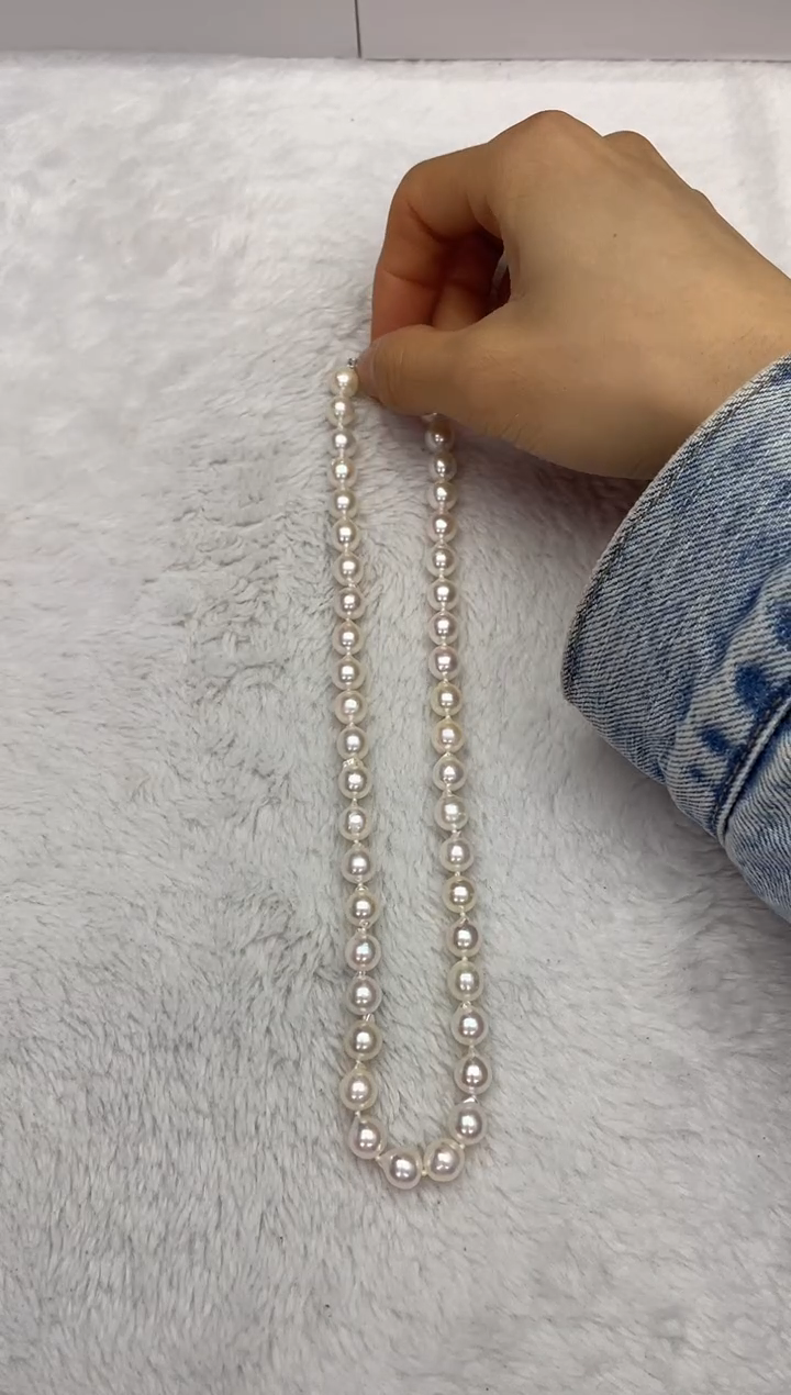 【闪购商品】海水珍珠项链未镶嵌AK8-8.5mm（多样性发一）