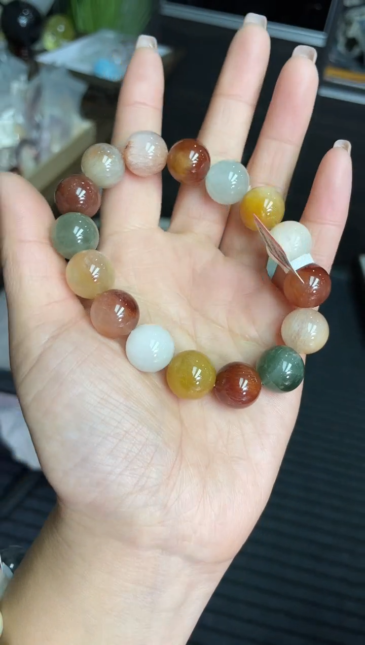 【闪购商品】水晶手串13.5/155未镶嵌多样性发一件