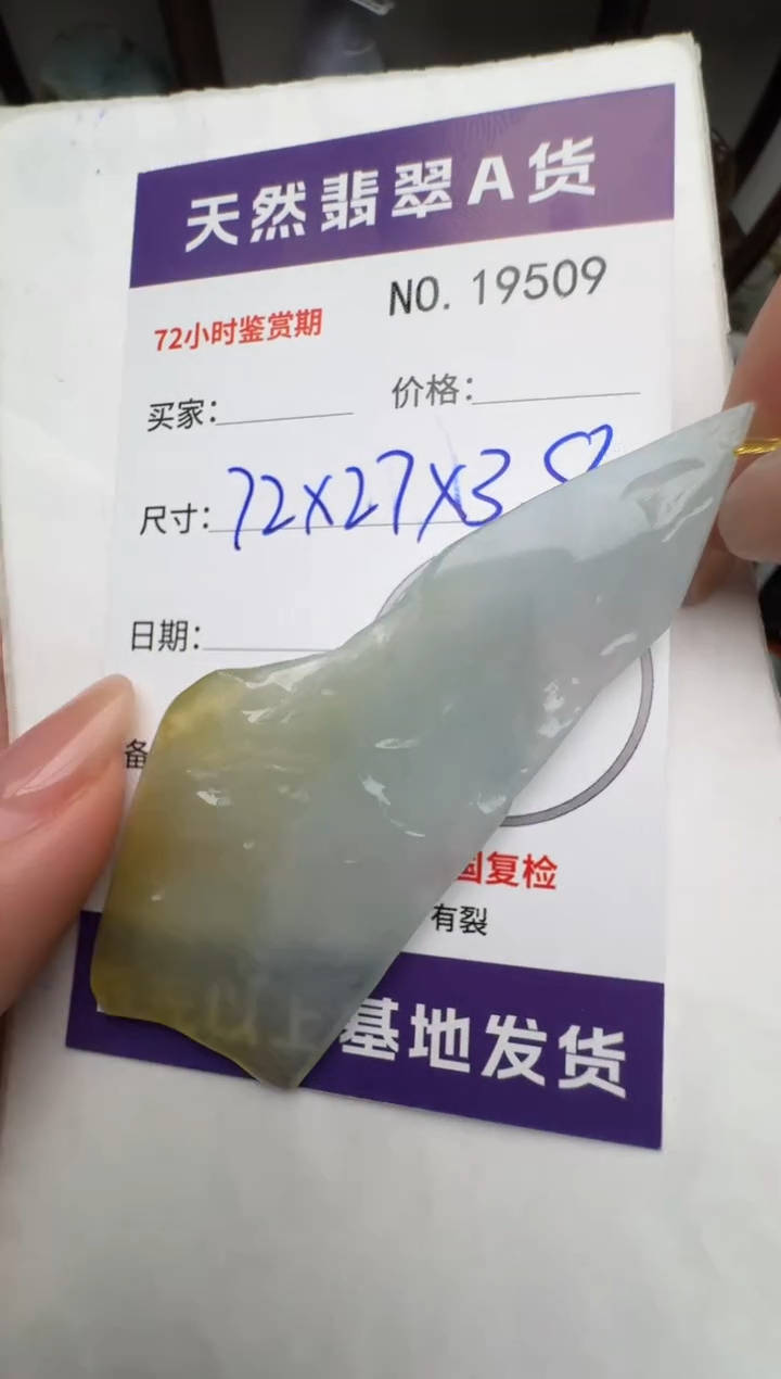 【闪购商品】翡翠颈饰未镶嵌翡翠19509