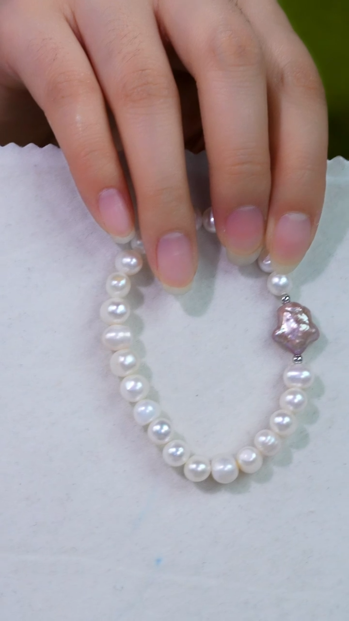 未镶嵌淡水珍珠手链913