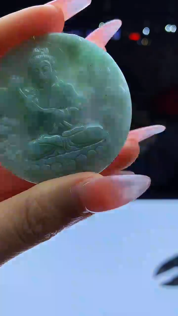 颈饰未镶嵌翡翠天然A货翡翠