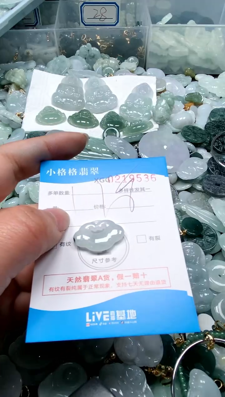 【闪购商品】翡翠颈饰未镶嵌闪购商品0219536