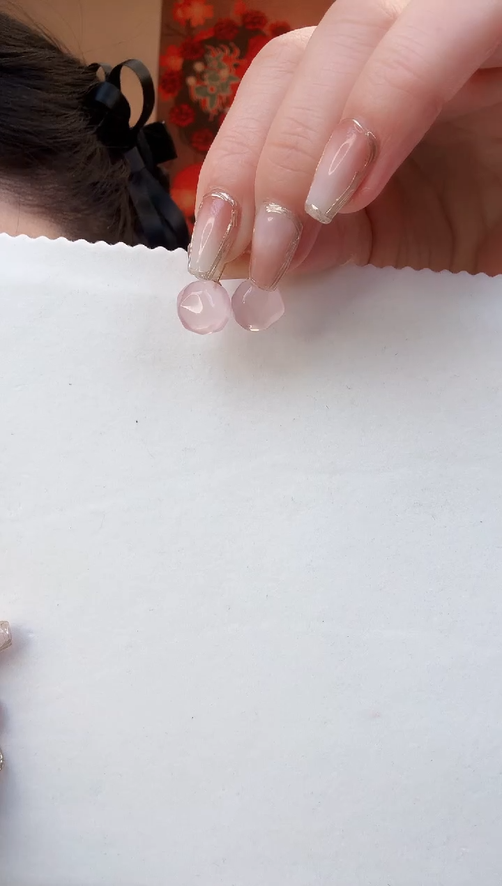 【闪购商品】水晶耳饰18K金镶嵌耳饰631