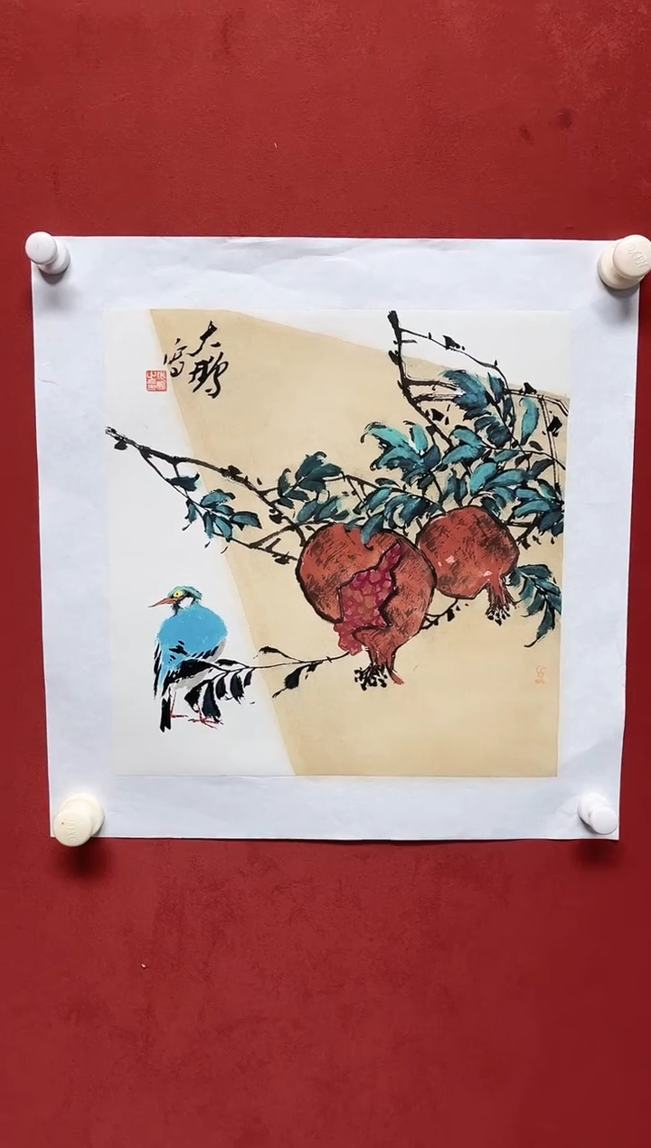 国画张大鹏   35*35