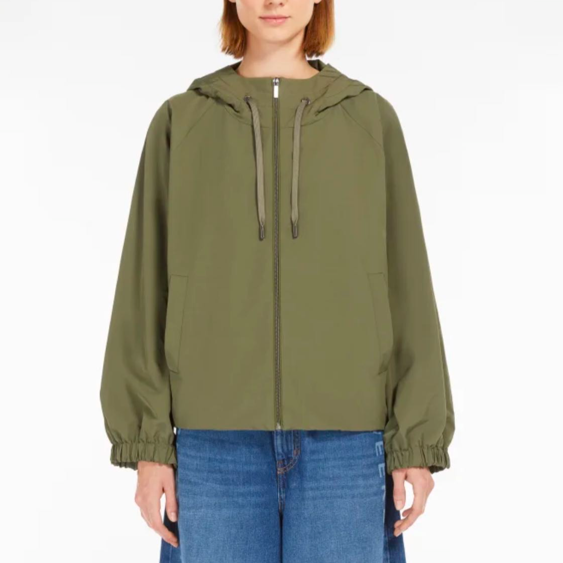 全新未使用 MaxMara 魔方JT  2025早春新款女装连帽夹克外套