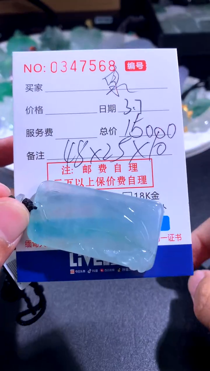 【闪购商品】翡翠颈饰未镶嵌泉