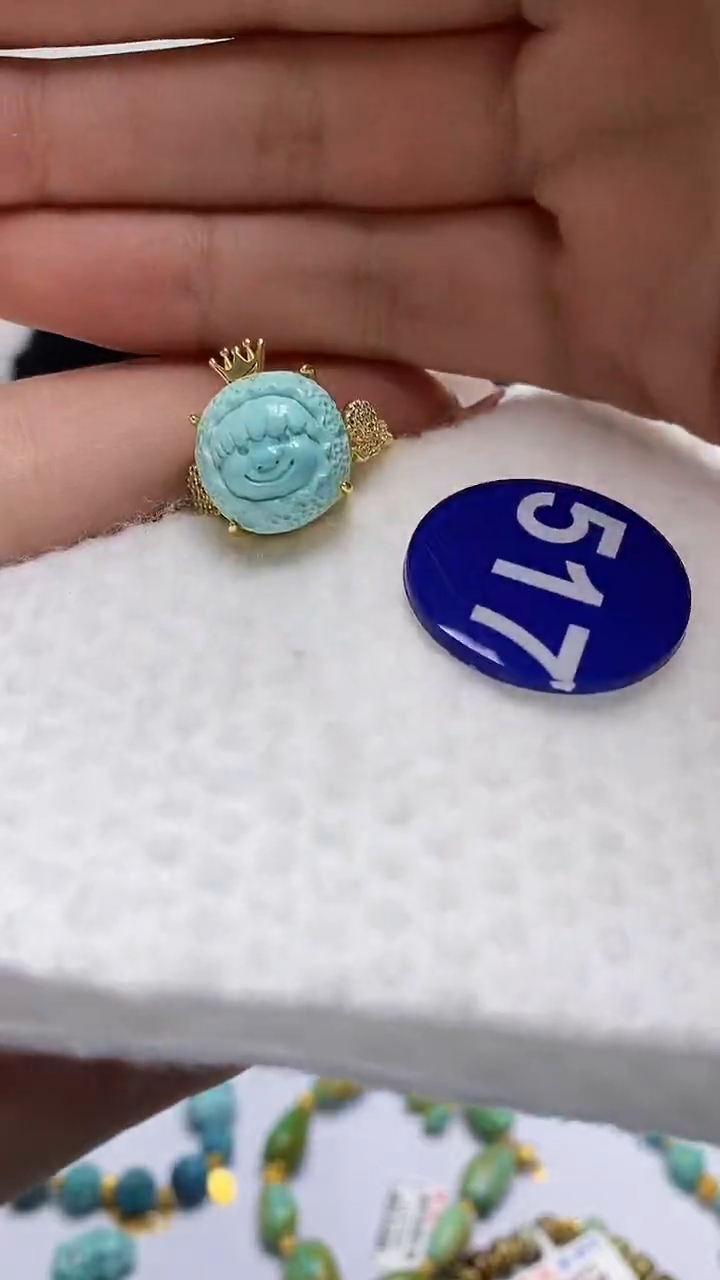 【闪购商品】绿松石戒指合金517戒指